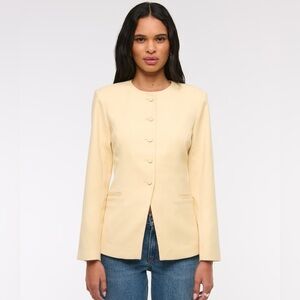 Abercrombie & Fitch Cream Blazer